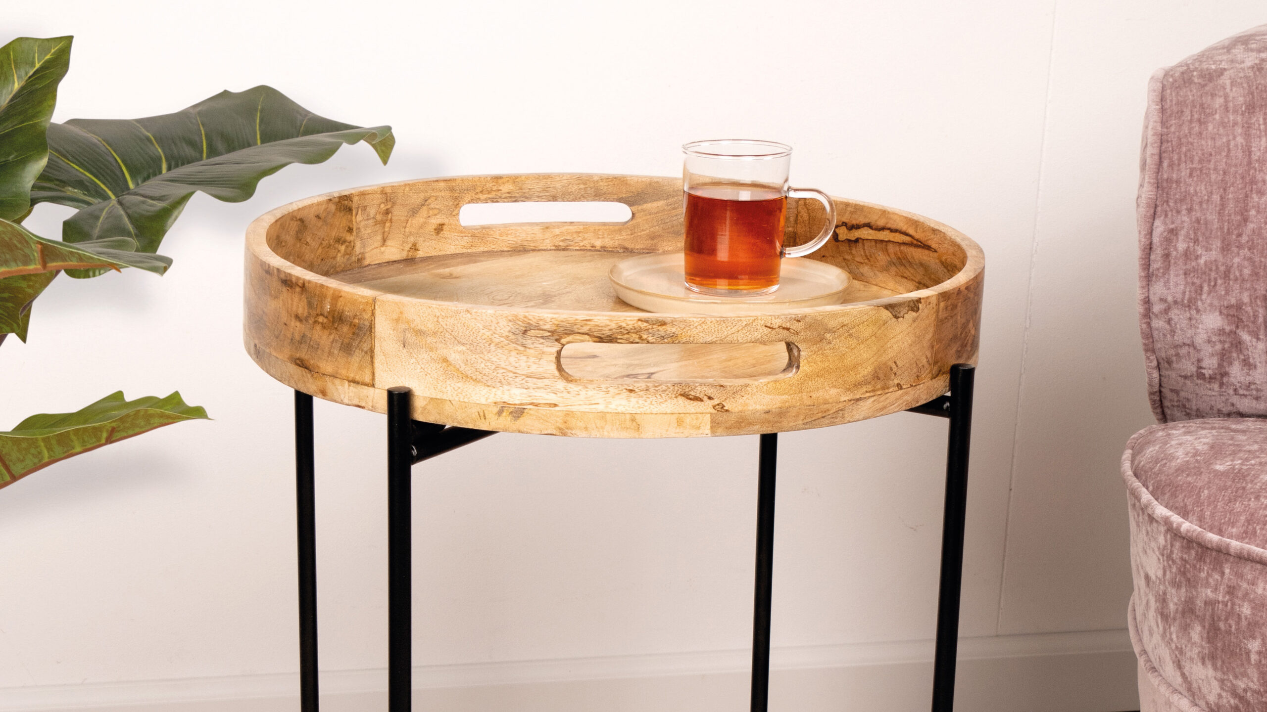 Side Table Mango Wood Home Accents Decorations